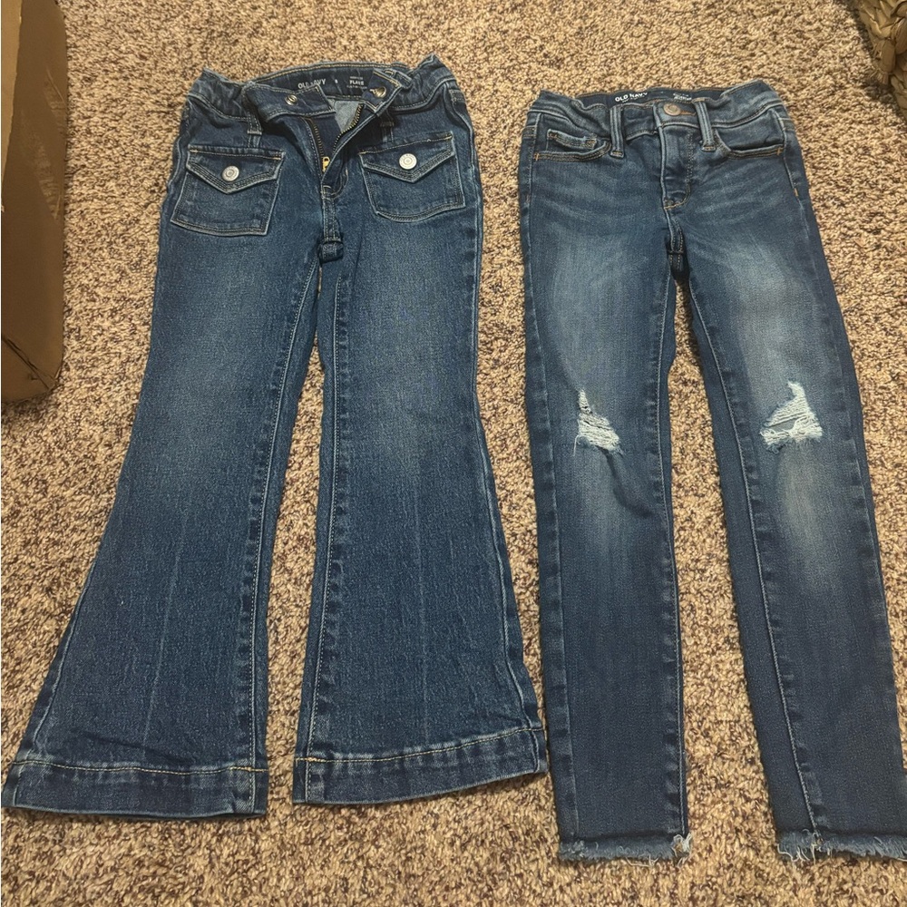 Stylish Girls blue jeans